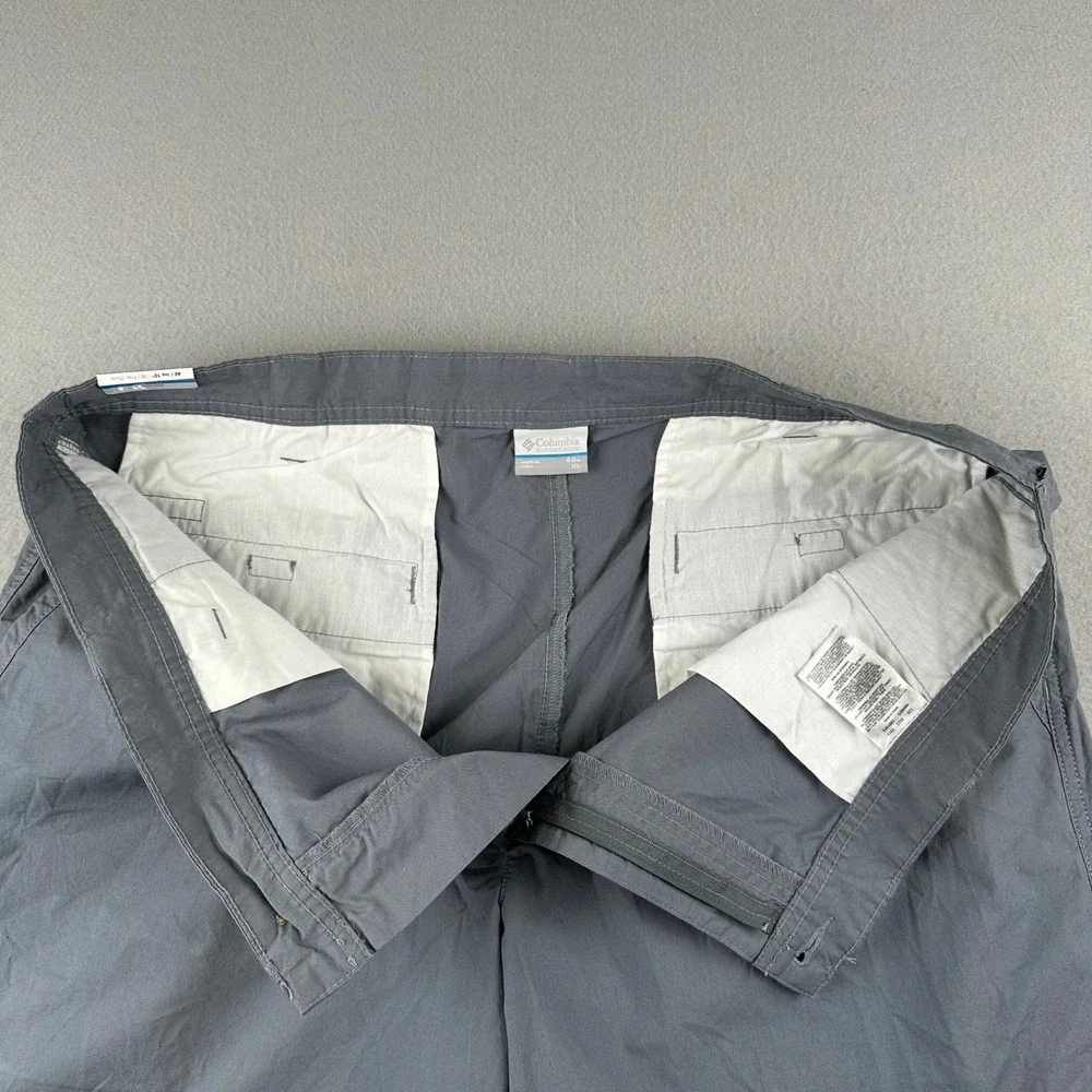 Columbia Shorts Mens 40 Grey Cotton Casual Outdoor Hiking AM4471 Regular Fit